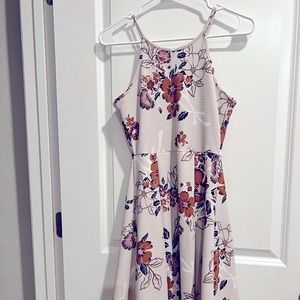 Floral halter dress